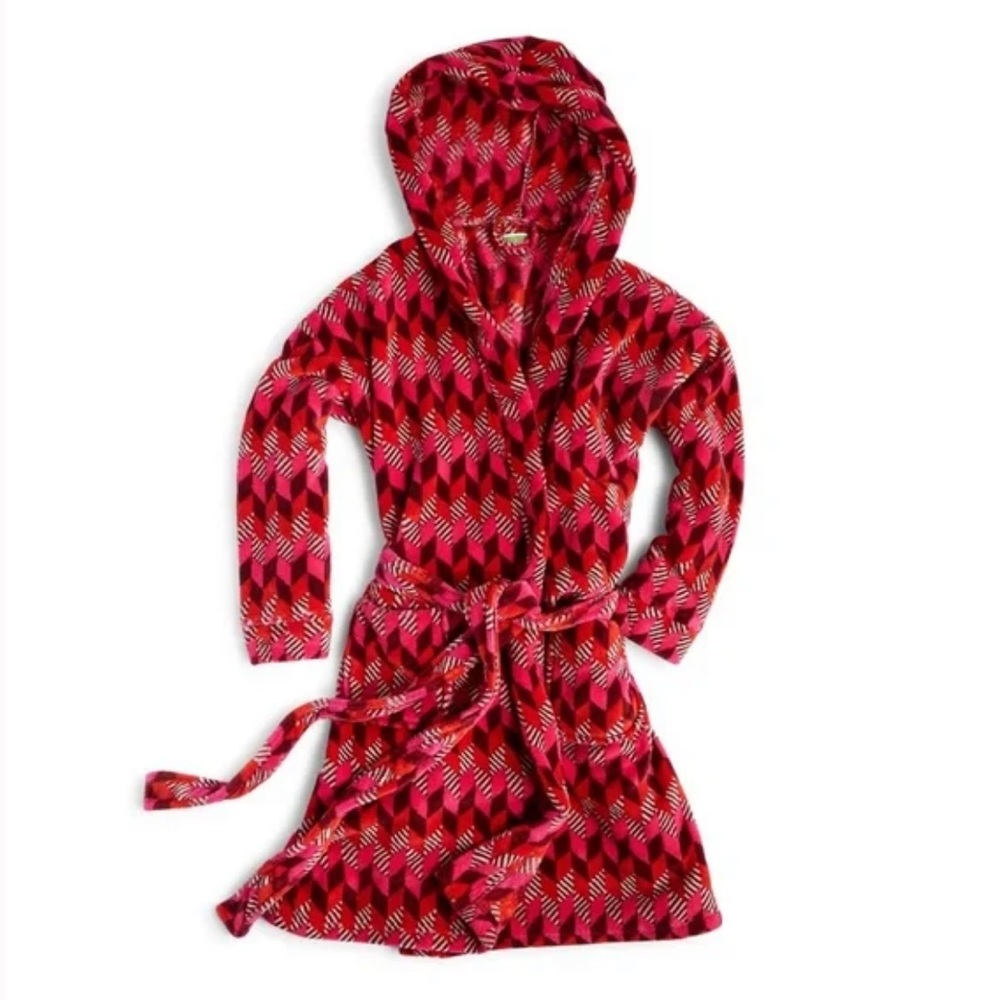 Vera Bradley Plush Robe in Bohemian Chevron